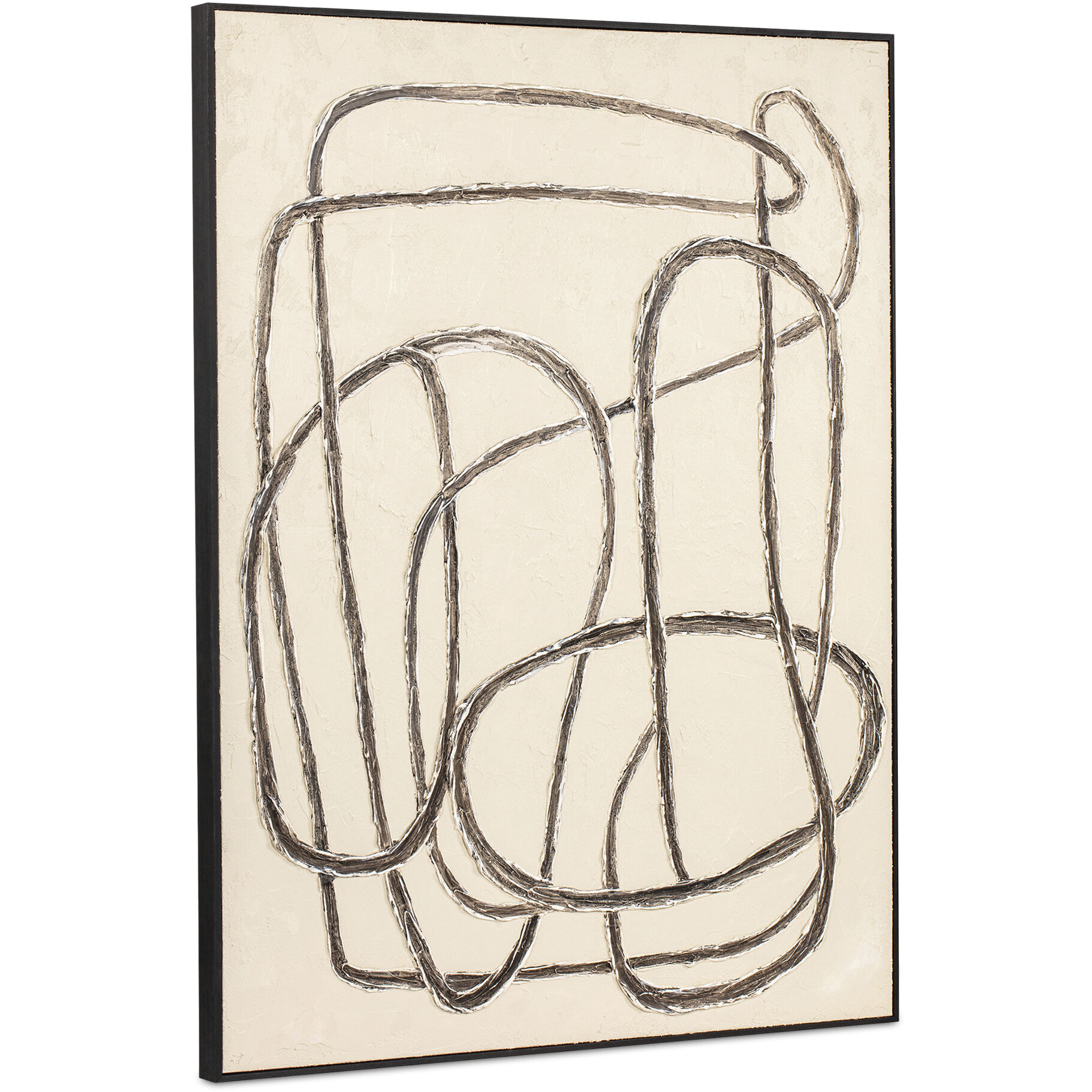 Encounters 48 X 36 inch Painting, Framed